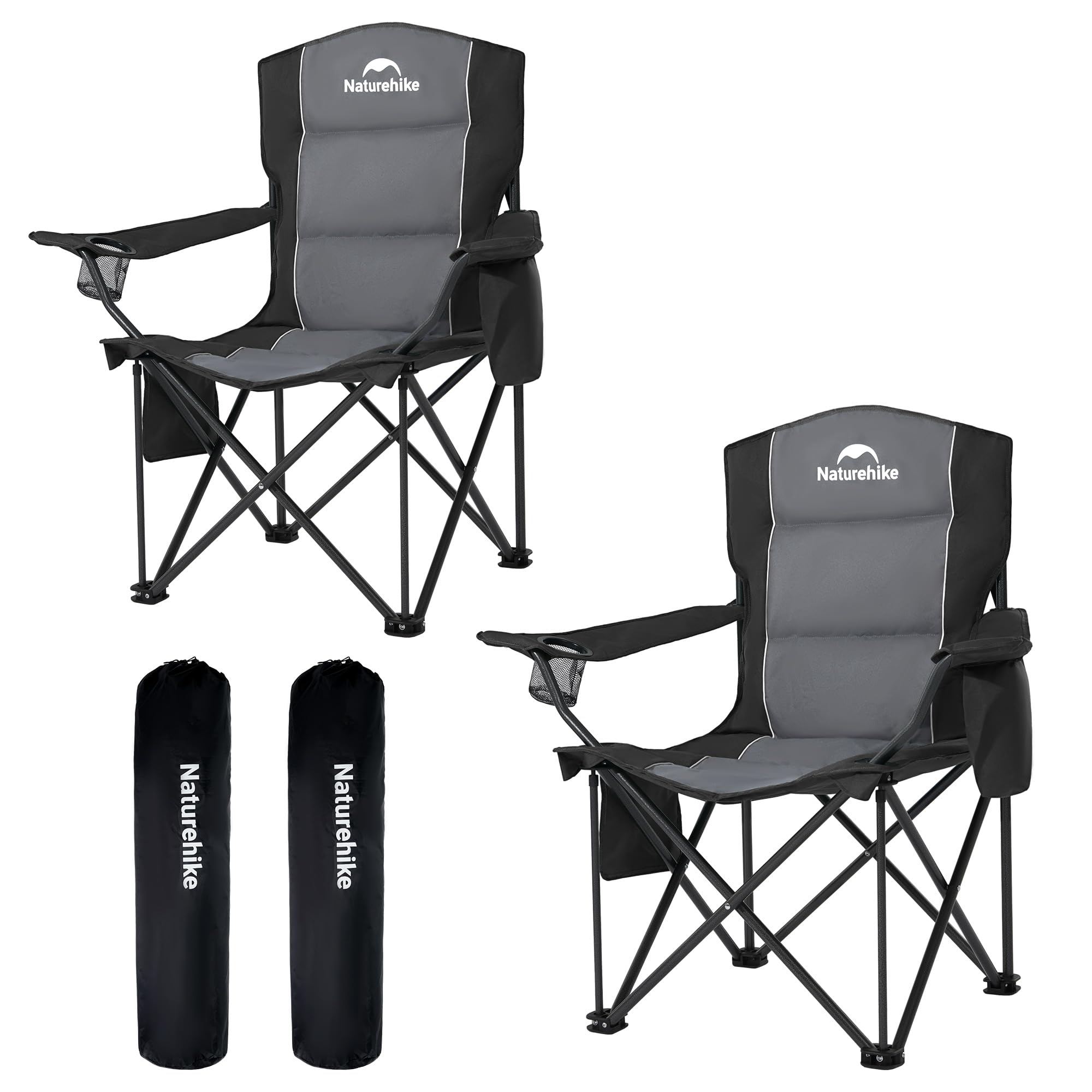 Amazon.com : Naturehike Oversized Camping Chair with Cooler Bag