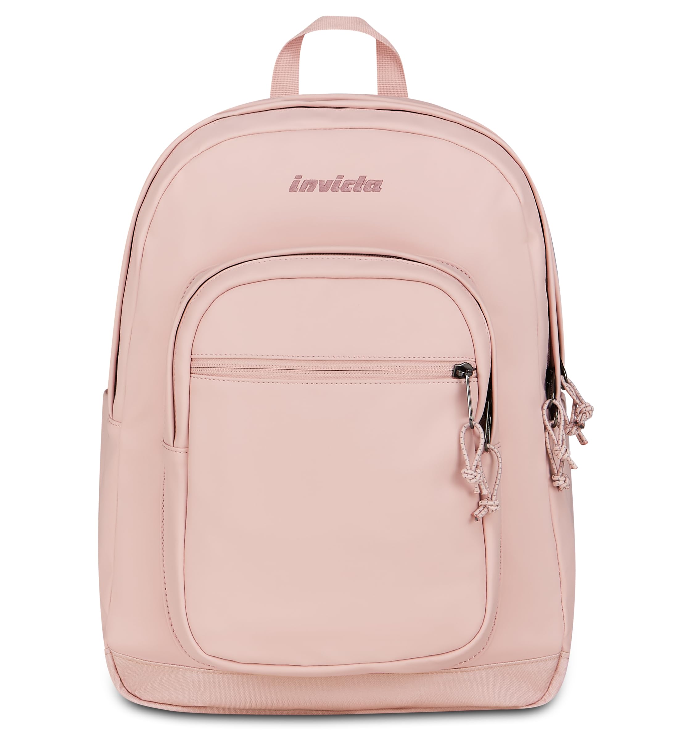 Invicta Jelek Plus City - Mochila Escolar, Rosa, 34 l, Doble Compartimento Frontal, Bolsillo con Organizador, Compartimento para Ordenador portátil, Bolsillo para Botellas, Escuela Media y