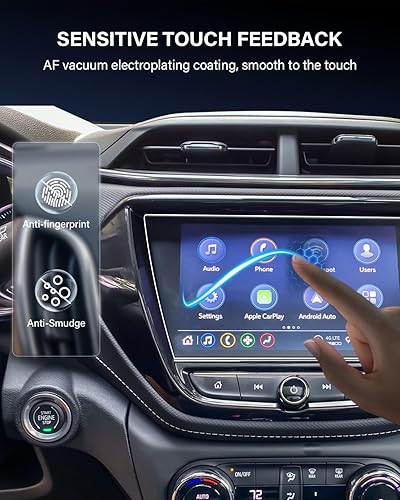 Vista 155 de 1 protector de pantalla de cristal templado brillante de 13.4 pulgadas para Silverado & Sierra 2500HD 3500HD 2022~2026 (sin botones en la pantalla)