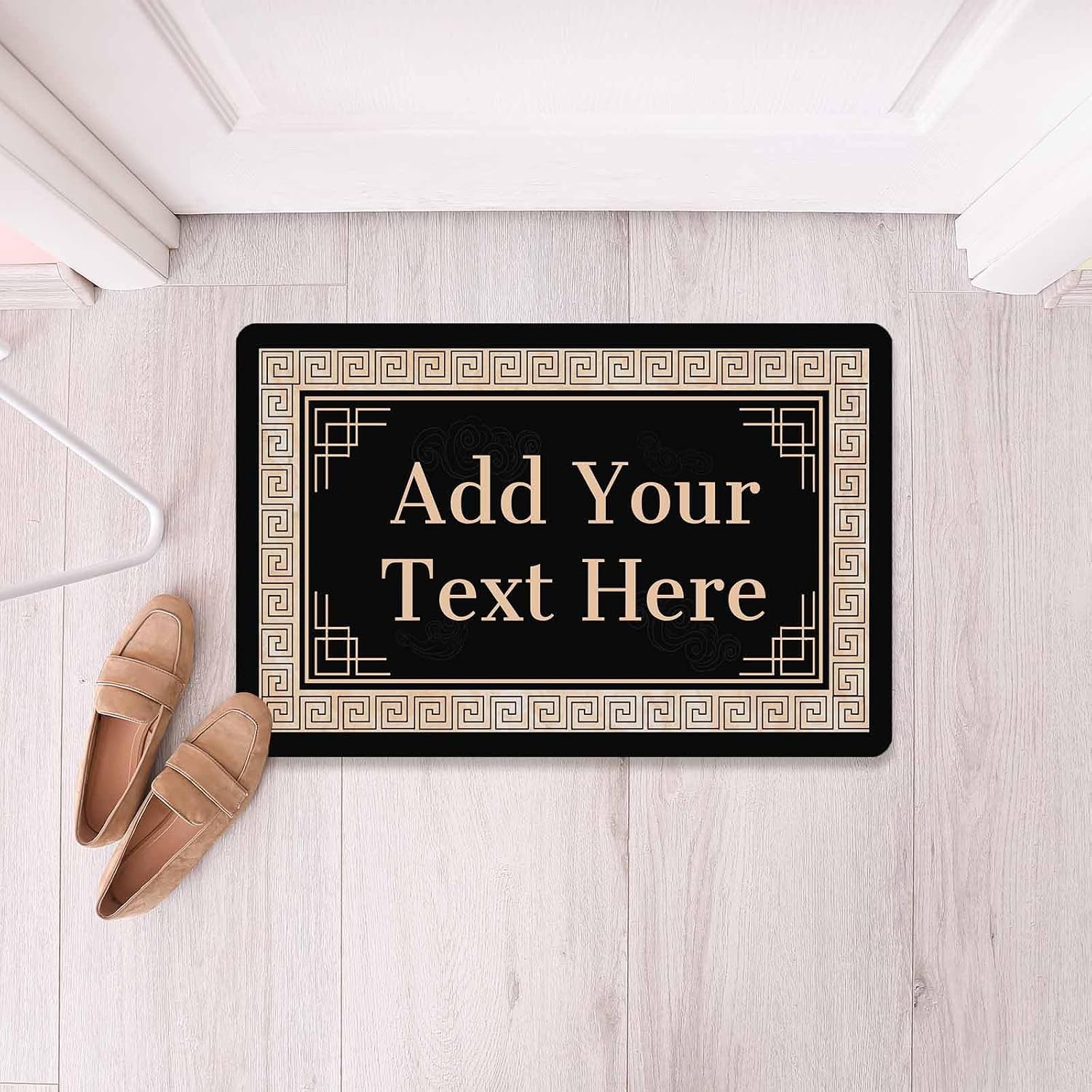 Magimagine Personalized Door Mat Outside Indoor Entrance - Custom Welcome Mat Indoor Outdoor for Front Door with Family Name - Welcome Front Door Mat Non Slip Rubber Backing(18"x30")
