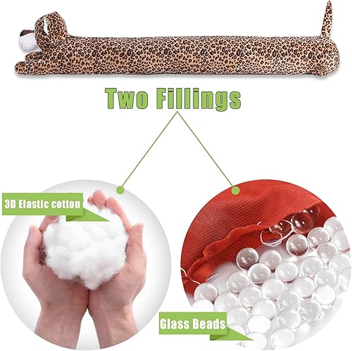 Miniatura 4 de Tope de aire resistente de 36 pulgadas para debajo de la puerta, bonito protector de corrientes de aire para puertas y ventanas para ahorrar