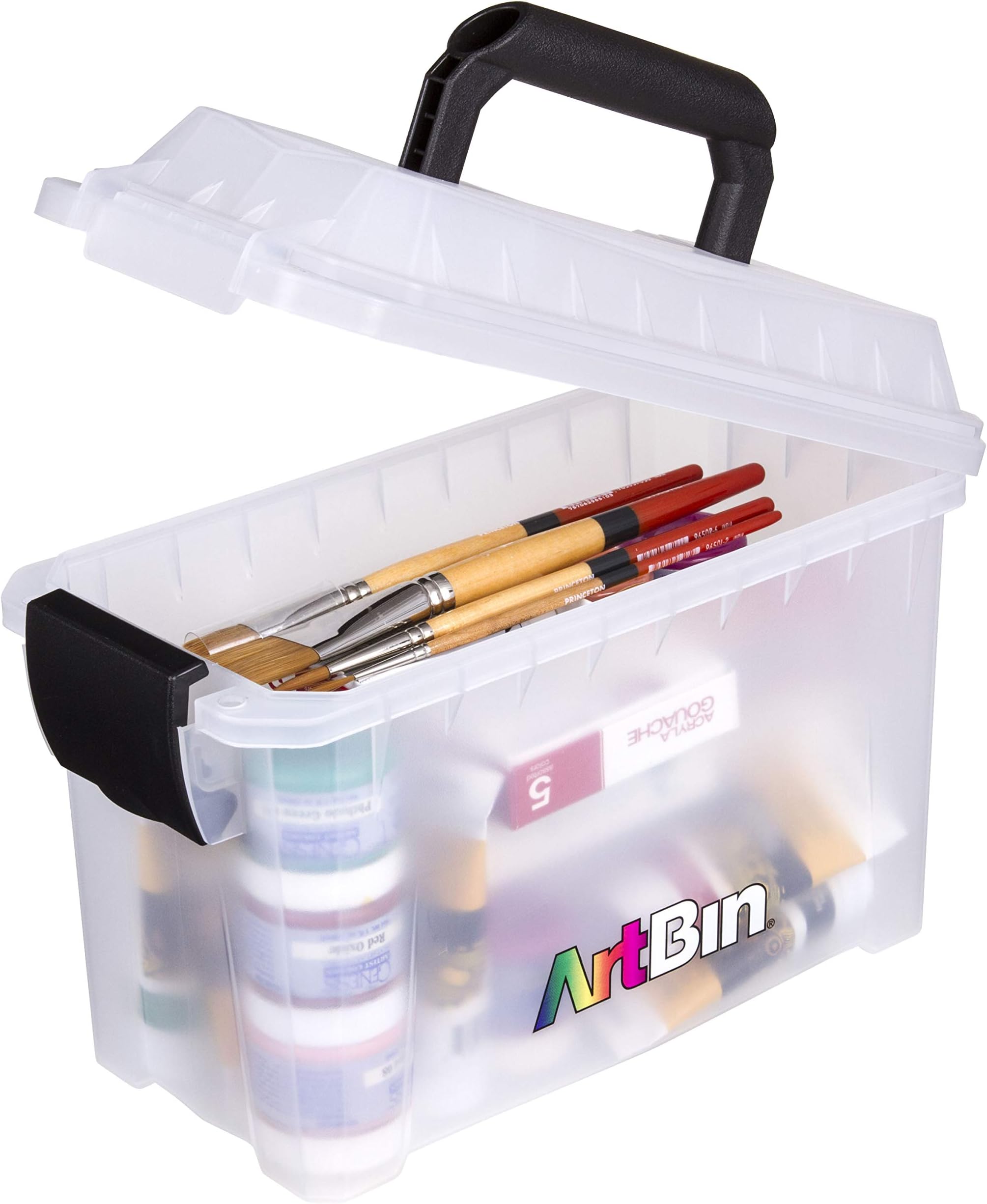 ArtBin Mini Sidekick - Transparent, Functional, Portable Arts and Crafts Storage Box - Clear
