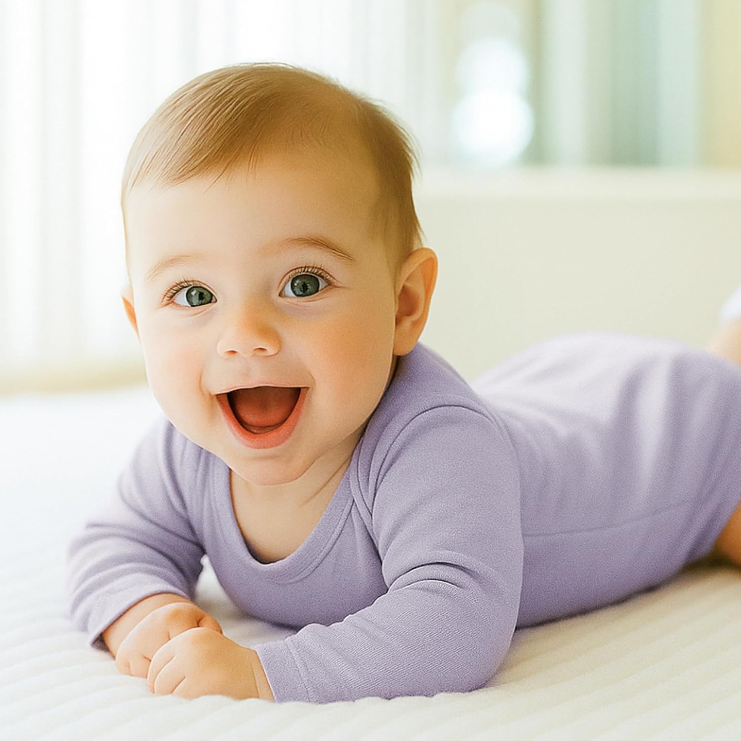 Blake 5-Pack Long Sleeve Bodysuits​ 100% Organic Cotton Baby Boys & Girls