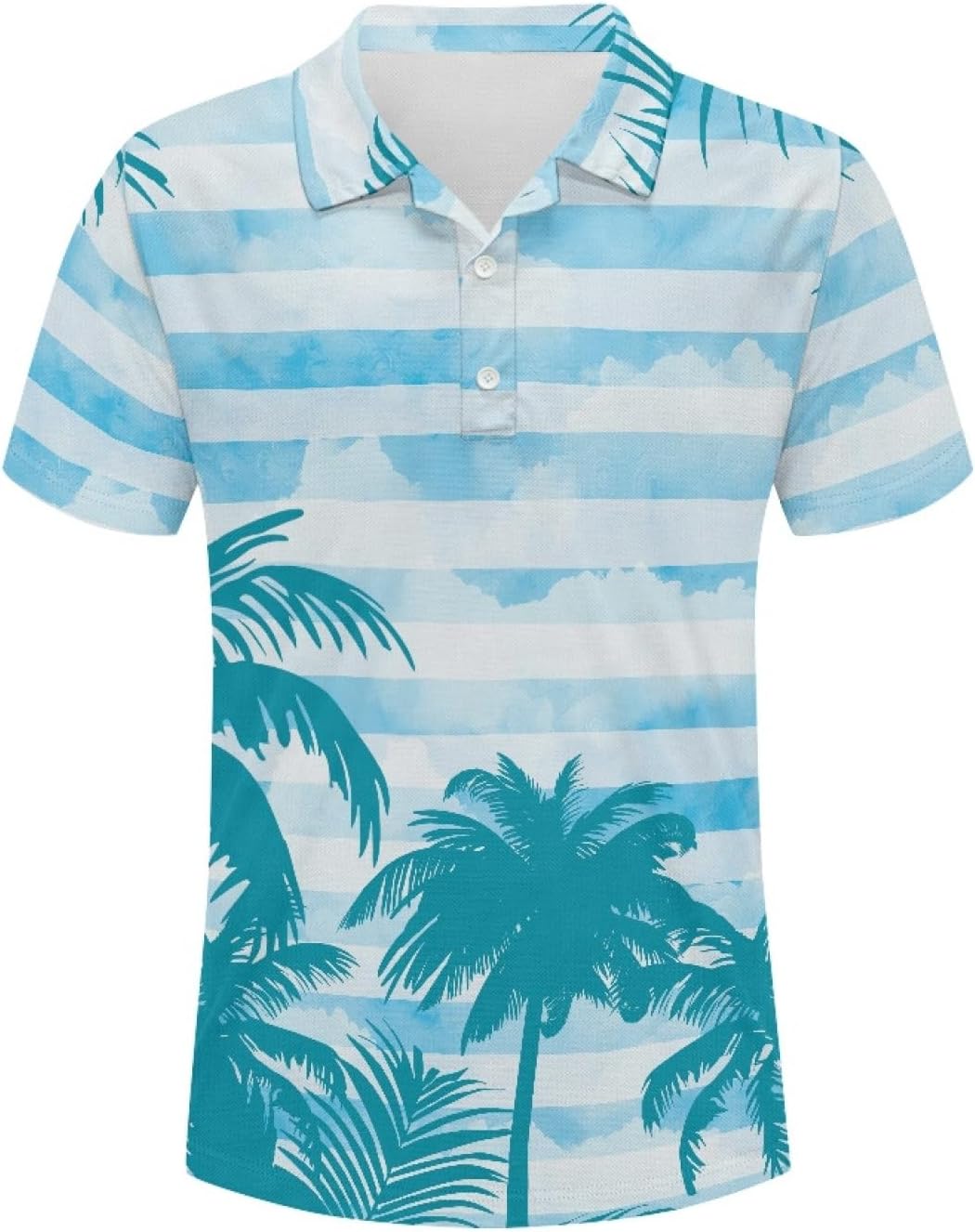 Amzbeauty Men's Polo Shirt Short Sleeve Business Casual Shirt