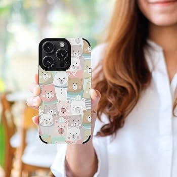 Amazon.co.jp: iPhone 15 Pro Max ケース くま クマ 熊 かわいい