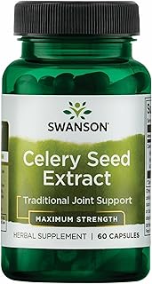 Swanson Superior Herbs- Celery Seed Extract - Maximum Strength - 150 mg 60 Capsules