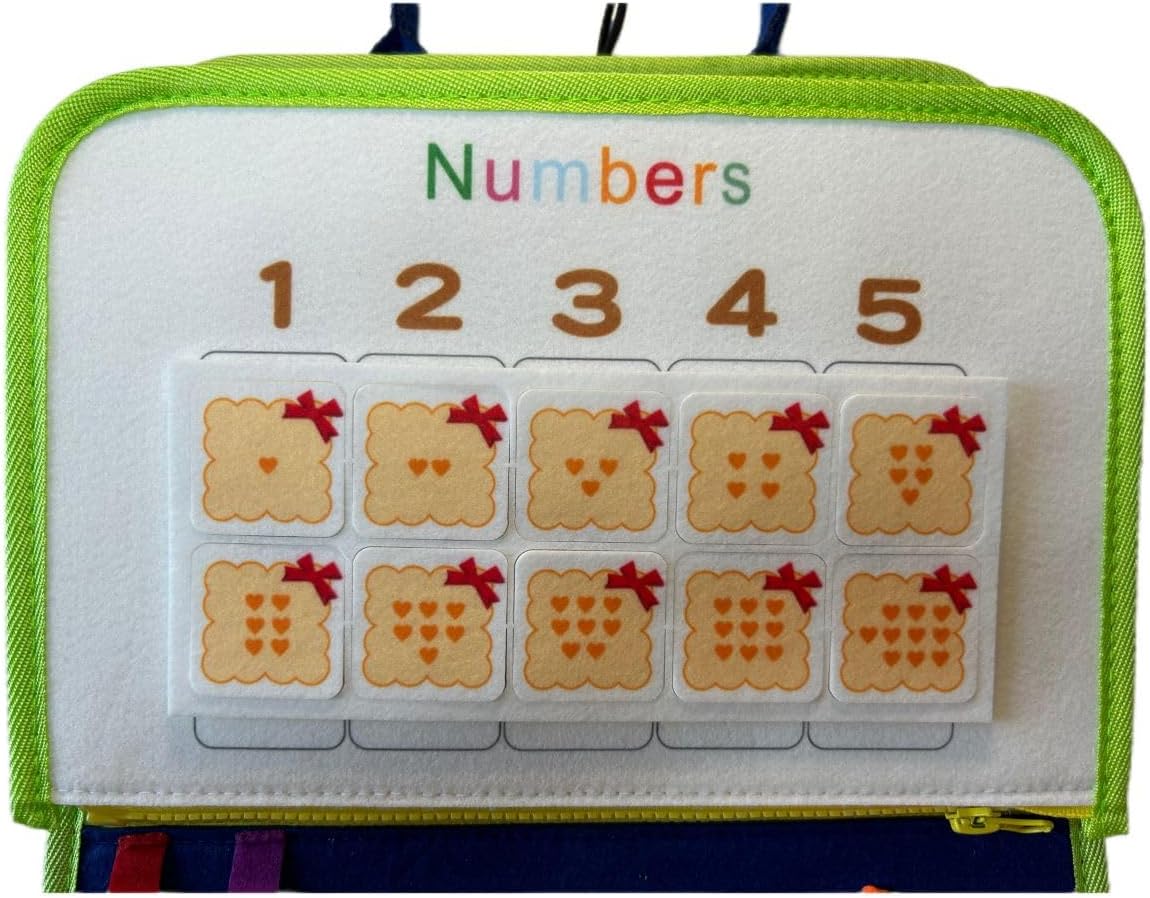 Channie's Busy Book Set for Kids, 3+ Year Old Girls Boys with 19 Activity Books, 18+ DIY Puzzles, Learning Toy