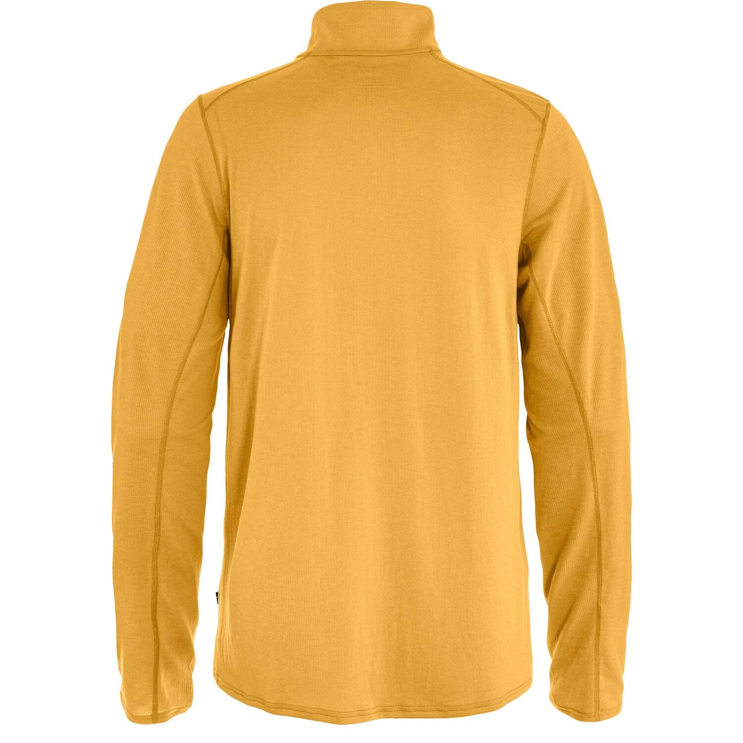 Fjällräven Męska koszulka Abisko Day Hike Half Zip T-Shirt, Ochre, XL