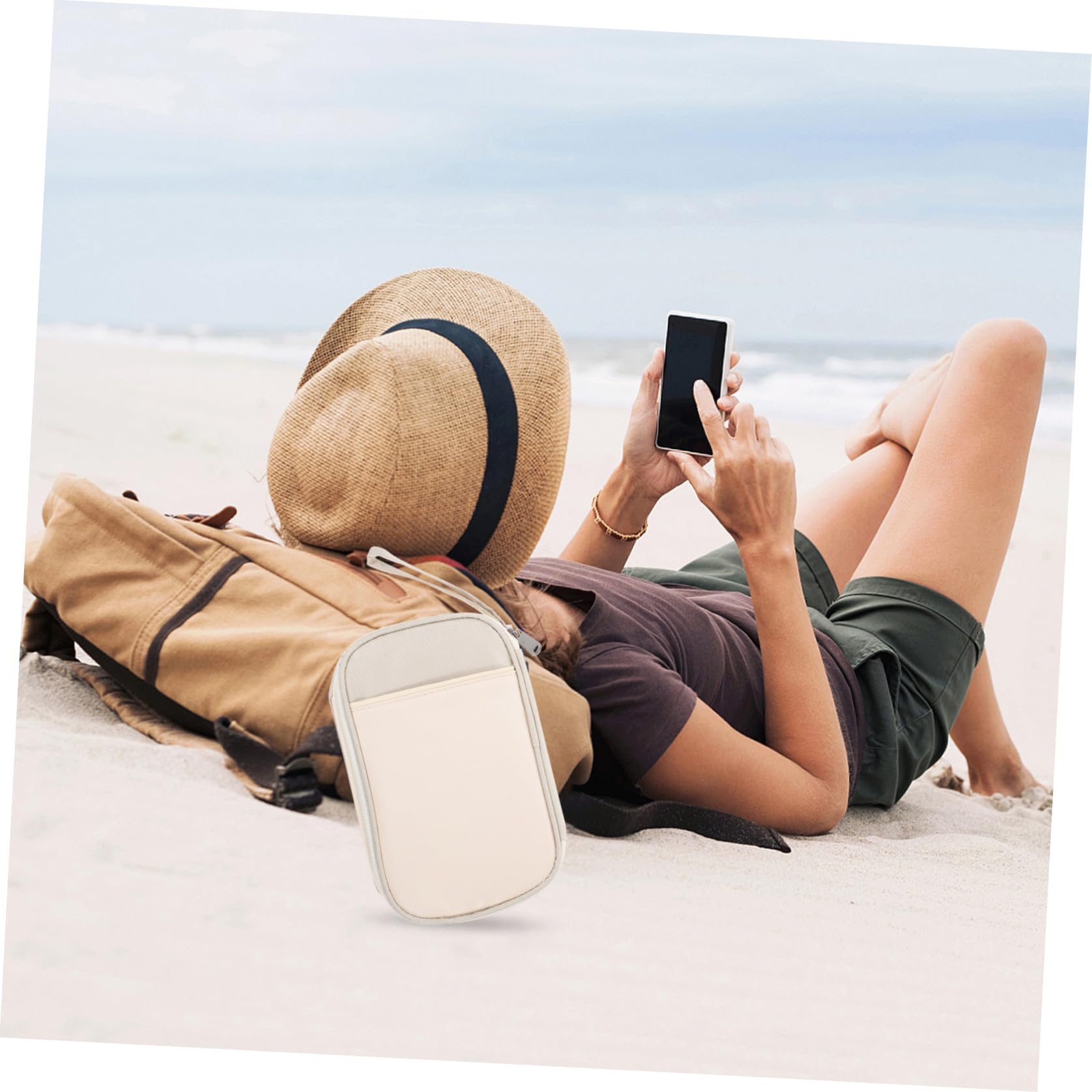 OSALADI 3 Pezzi Custodia Multifunzione Custodia Elettronica Gadget Da Viaggio Piccolo Rossetto Portafoglio Custodia Per Cavo Organizer Per Cavo Da Viaggio Borsa Per Elettronica Custodia