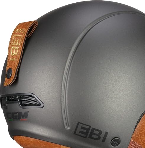 CGM EBI Casque de Ski Unisexe pour Adulte, Graphite satiné, S (55-56cm) - 3