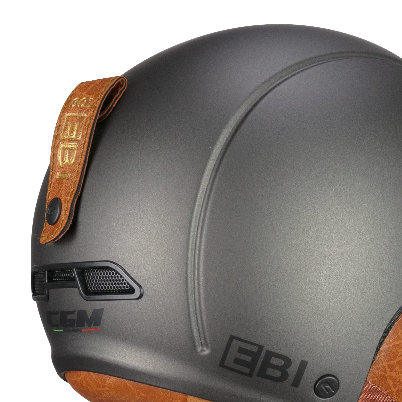CGM EBI Unisex Kask narciarski dla dorosłych, grafitowy satynowy, L (59 cm)