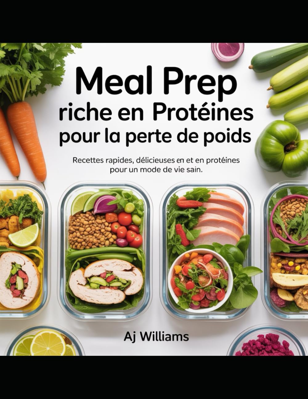 PRÉPARATION DE REPAS RICHES EN PROTÉINES POUR PERDRE DU POIDS: Guide complet de recettes rapides, délicieuses et riches en protéines pour une perte de graisse durable et un mode de vie actif