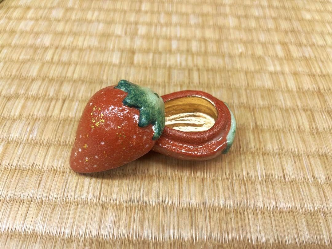 茶道具 香合 いちご