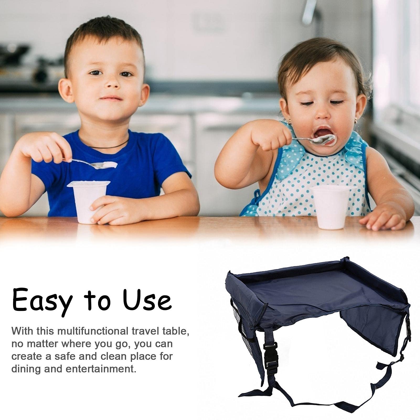 Vassoio Da Viaggio Per Bambini - Impermeabile, Per Seggiolino Auto E Passeggino, Multi Colori - Foto 10