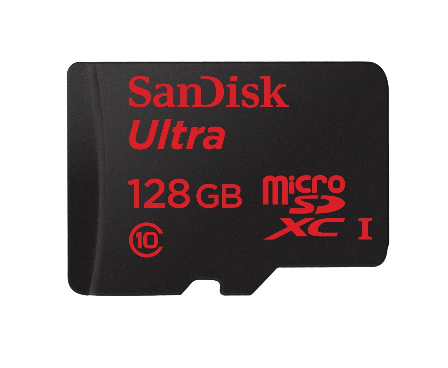 SanDisk Ultra 128GB microSDXC UHS-I Card with Adapter, Black