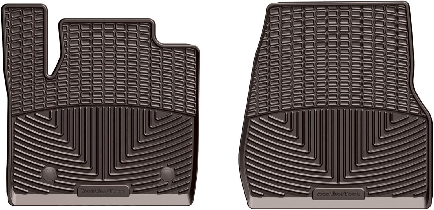 WeatherTech All-Weather Floor Mats for Ford Super Duty - 1st Row (W407), Black