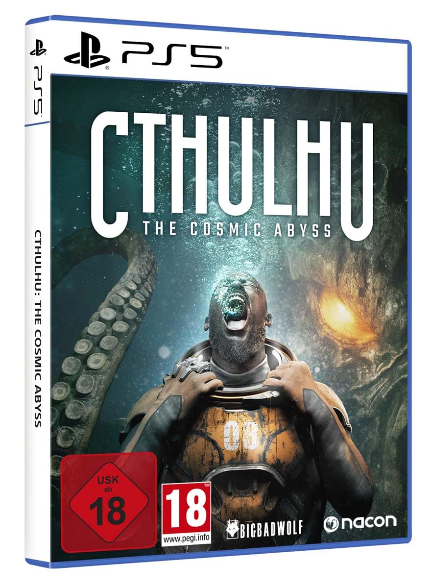 Cthulhu: The Cosmic Abyss (PlayStation 5) NACON - PS5CTHULHUABYSSFRUK | Terror futurista. Universo Lovecraft. Investigación 3D, aventura, bio-hacking. En 2053, sobreviva a la locura de Cthulhu.