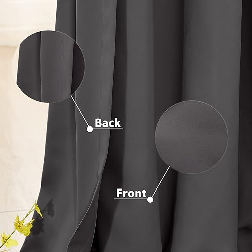 Miniatura 3 de Cortina Rose Home Fashion Rhf divisora, de privacidad, para habitación, Tela, Gris oscuro