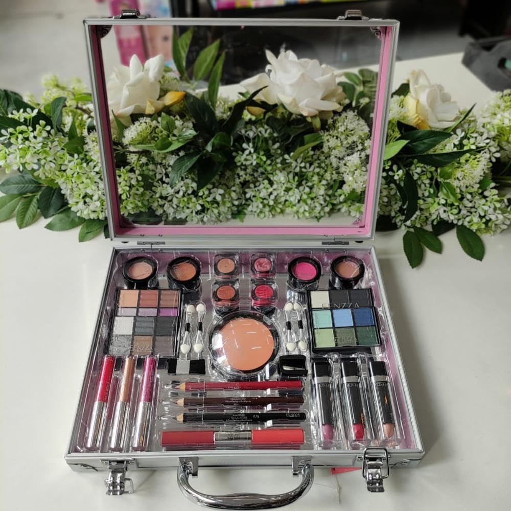 Maleta de Maquiagem Fenzza Muse PP 29 Itens - Kit Completo para