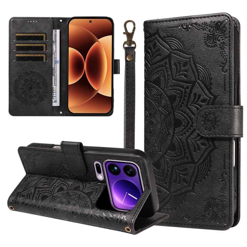 Housse cuir Xiaomi Redmi Note 15 Pro 4G Noir idéale pour vos déplacements urbains - 7