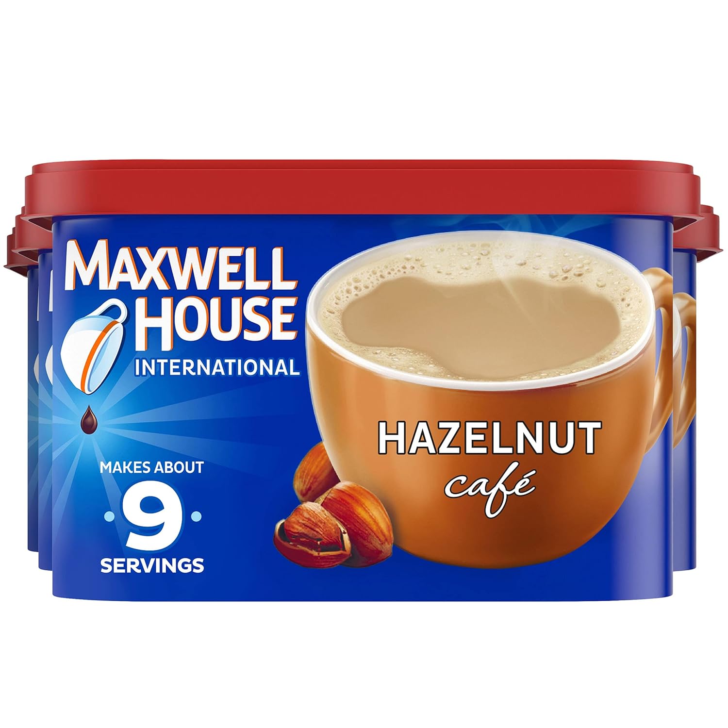 Flash Deals - 70% OFF Maxwell House International Hazelnut Cafe-Style Beverage Mix, 9 oz Canister (Pack of 4) Black Friday - 80% OFF Maxwell House International Hazelnut Cafe-Style Beverage Mix, 9 oz Canister (Pack of 4)
