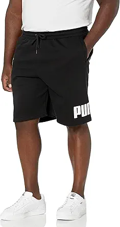 PUMA Men's Big Fleece Logo 10" Shorts