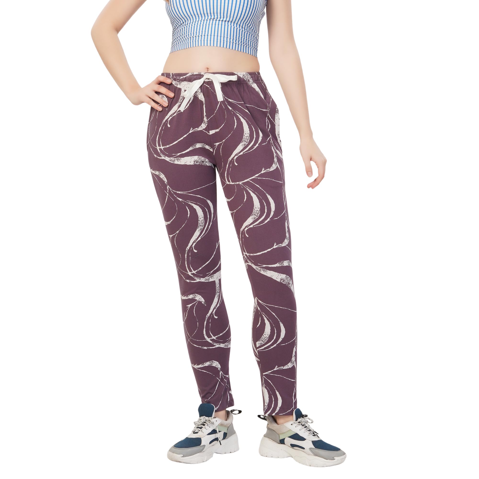 trylo Riza Hosiery Fabric Relaxed Fit Printed Full Length Pyjama PJ-5010-picture-24