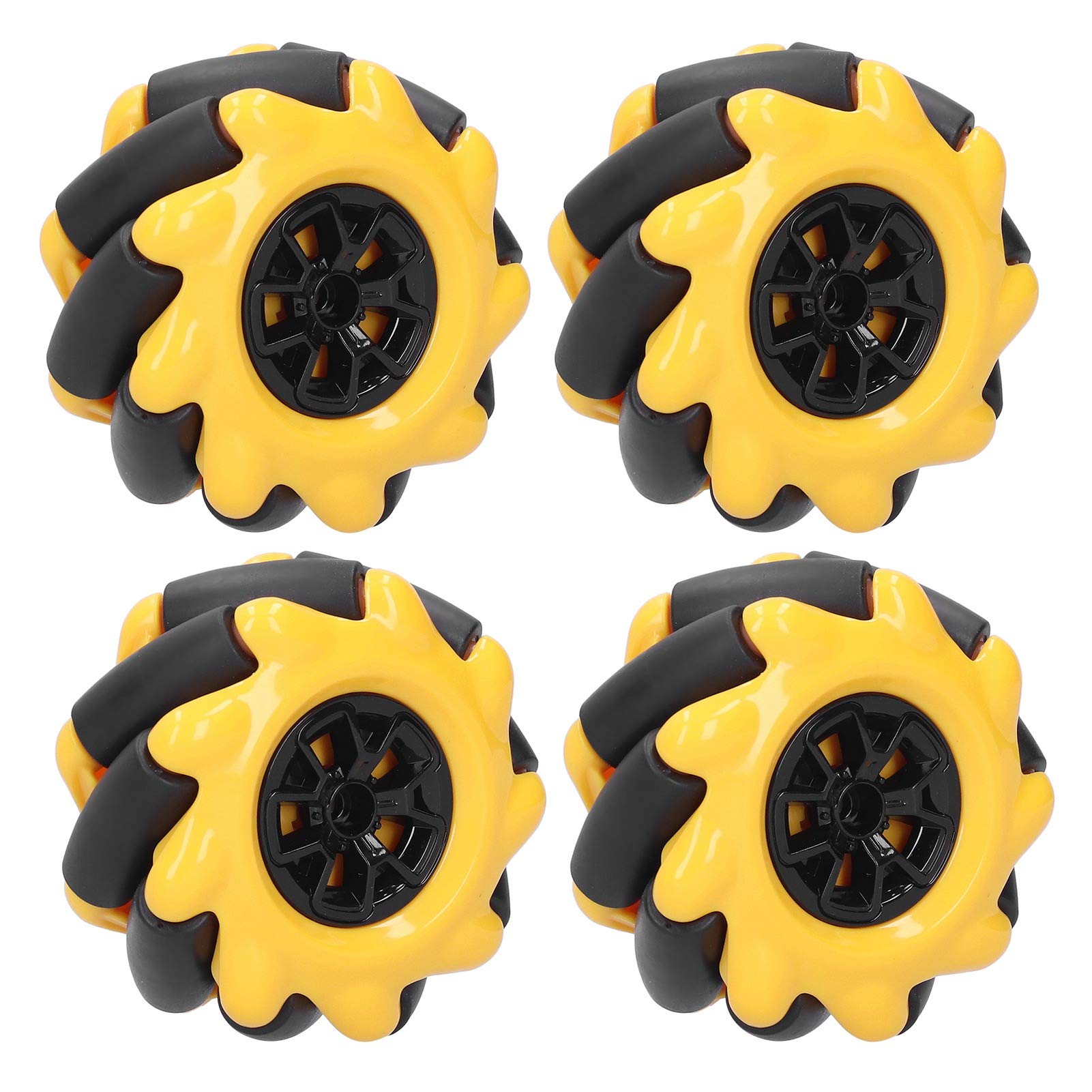 Ruedas Robot Omnidireccionales 60mm Kit 2 Pares para Chasis Coche Smart Robot Acoplamiento TT