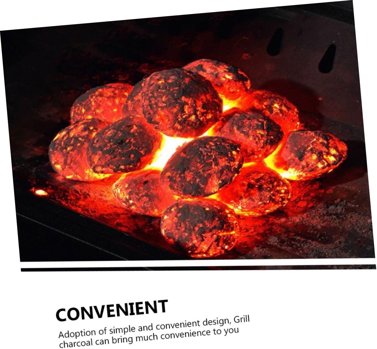 1Pack Lightweight Charcoal for Grilling and Camping Durable Nut Shaped Charcoal for Fireplace Cooking for and Boiling Water