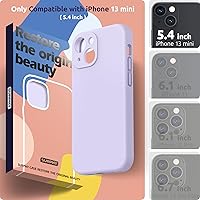 Vista 135 de SURPHY Compatible con iPhone 13 Mini Funda con Protector de Pantalla, (Protección de Cámara y Forro de Microfibra Suave) Funda de Teléfono