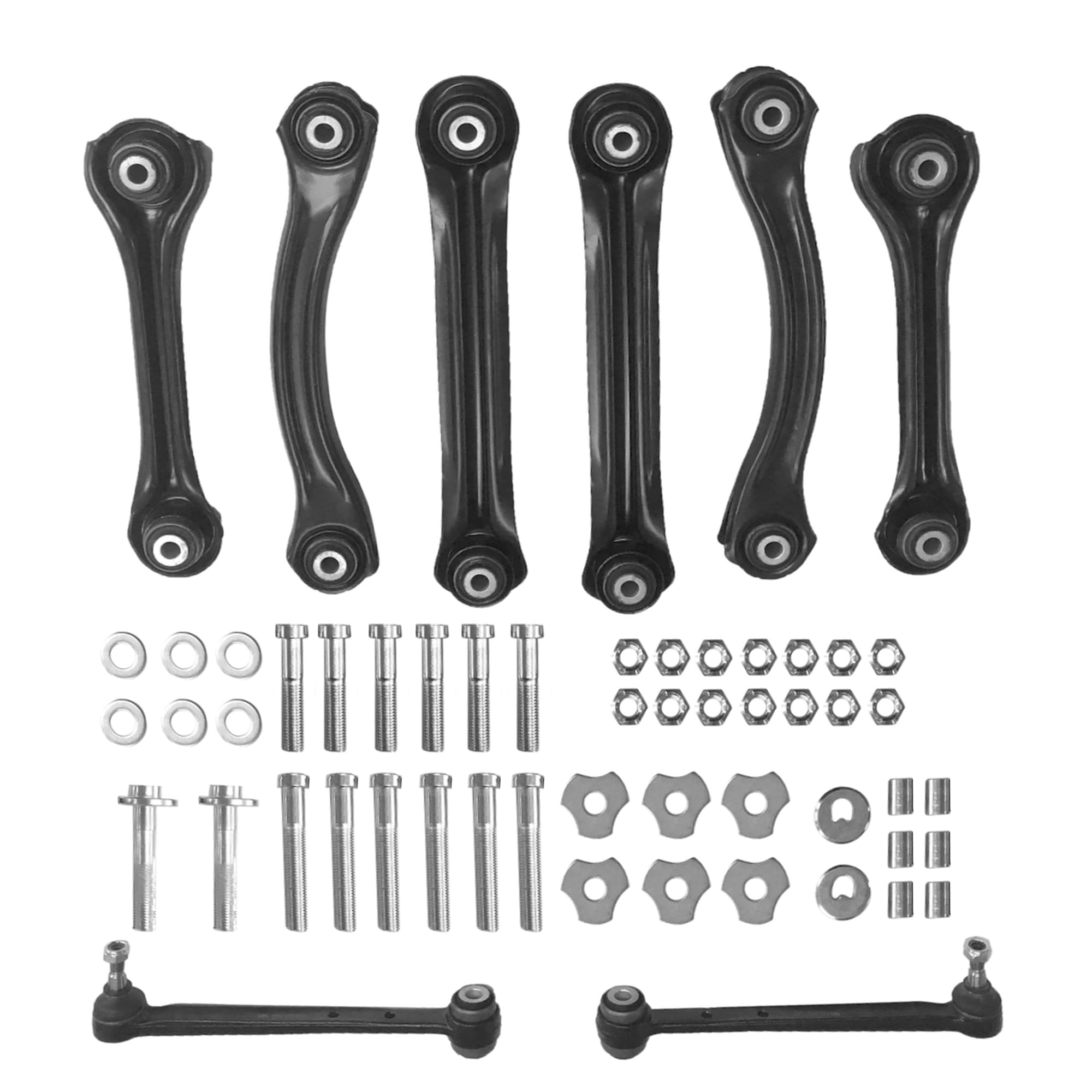 ‎Psrorkeu - 8PCS Rear Control Arm Suspension Kit For 1984-2007 Mercedes Benz C230 C320 E320 E430 SL500 CLK430 W124 W129 W170 W201 W202 W208 W210
