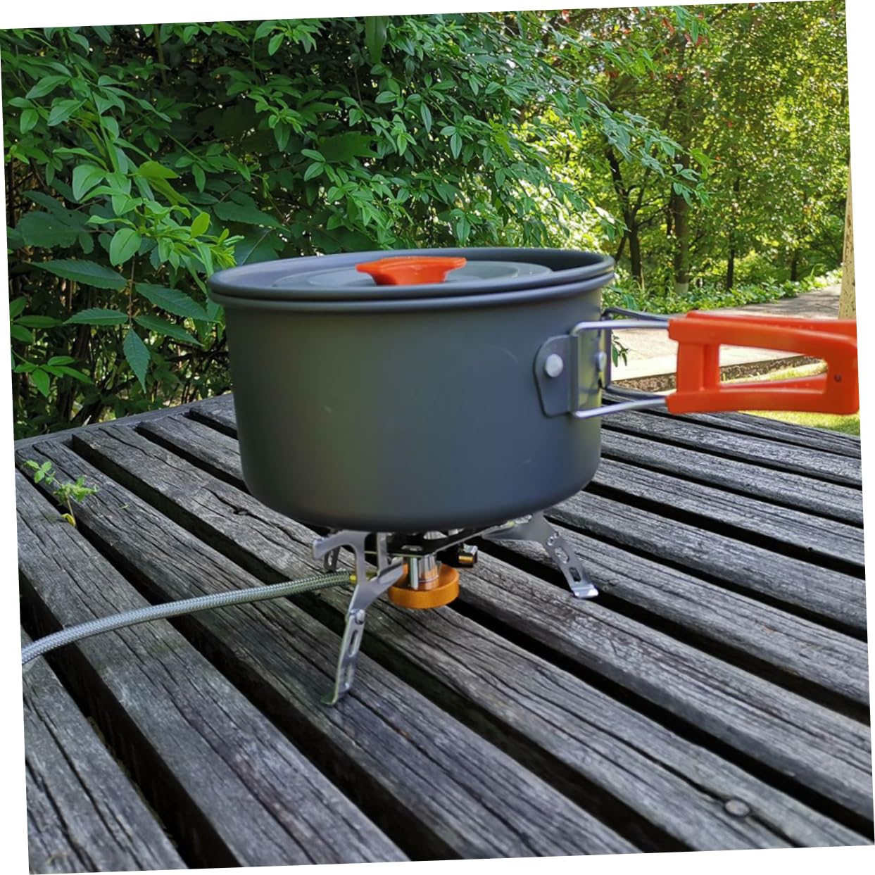 HEMOTON Ensemble Cuisine de Camping Ustensiles Cuisine de Camping en Alliage D'aluminium Léger Performance Fiable pour 2-3 Personnes