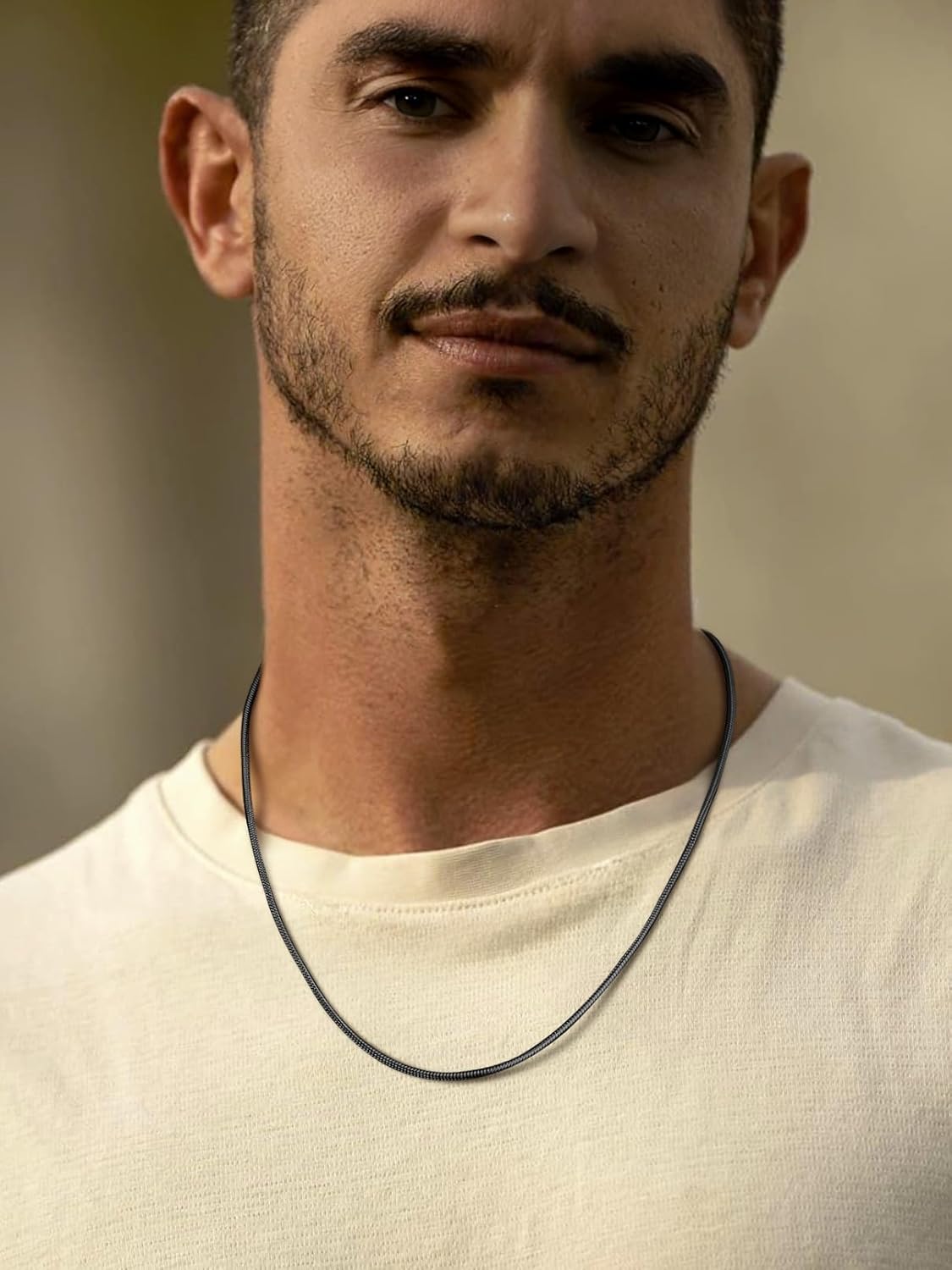 FaithHeart Stainless Steel Chains for Men, Silver/Black/14K Gold Plated Snake/Wheat/Box/Rope/Rolo Chain Necklace 16-30 Inches with Delicate Gift Box - Image 2