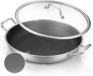 25+ Easy Seafood Recipes for a Crowd Everyone Will Love 30 DELARLO Paella Pan 14 Inch Tri-Ply Stainless Steel Paella Pan with Lid N...