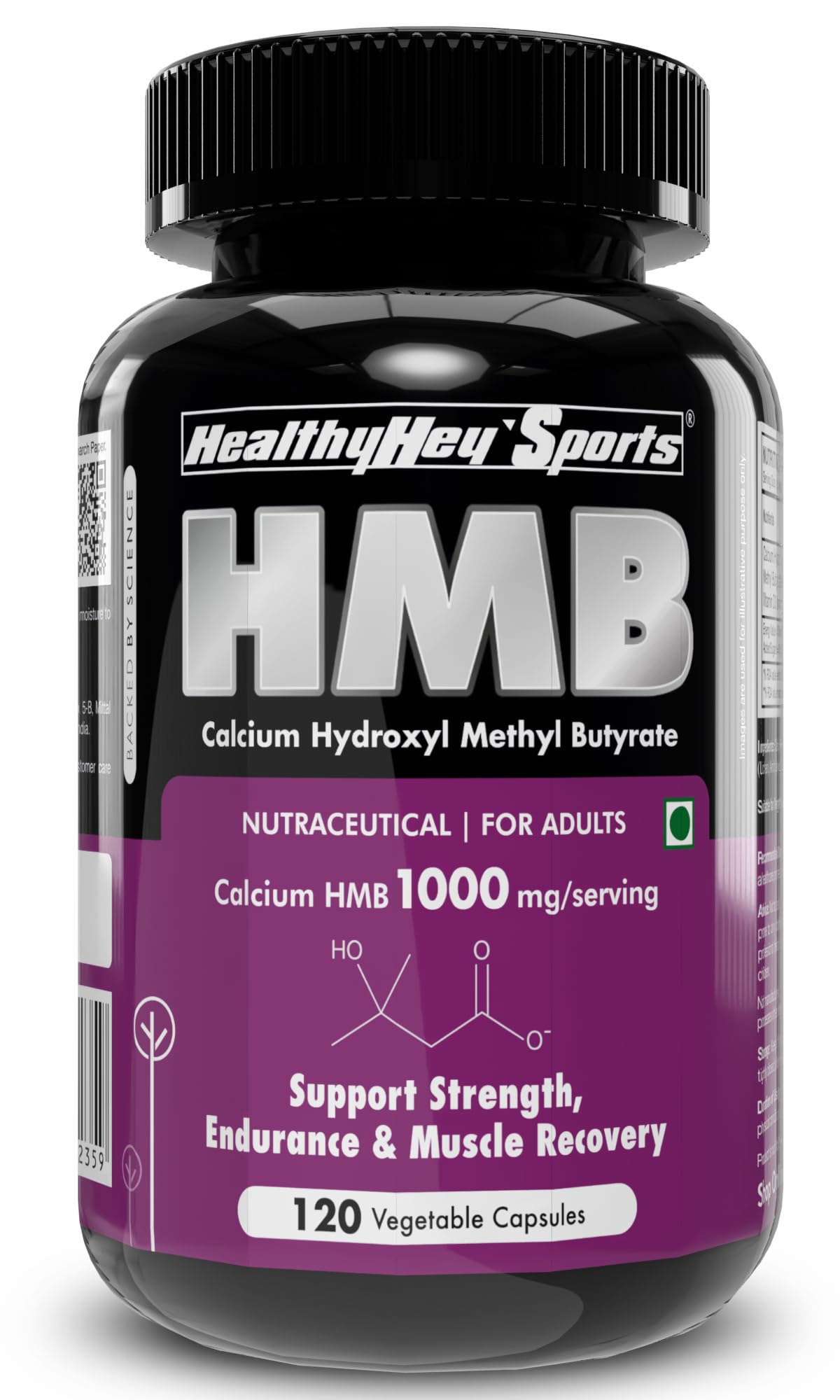 HealthyHey Sports HMB Calcium Hydroxyl Methyl Butyrate 1000mg/serving (120 Capsules) - 500mg Per Capsule, 60 Servings - Gluten Free and Non-GMO (B0BSQZRZQX) Amazon Price History, Amazon Price Tracker