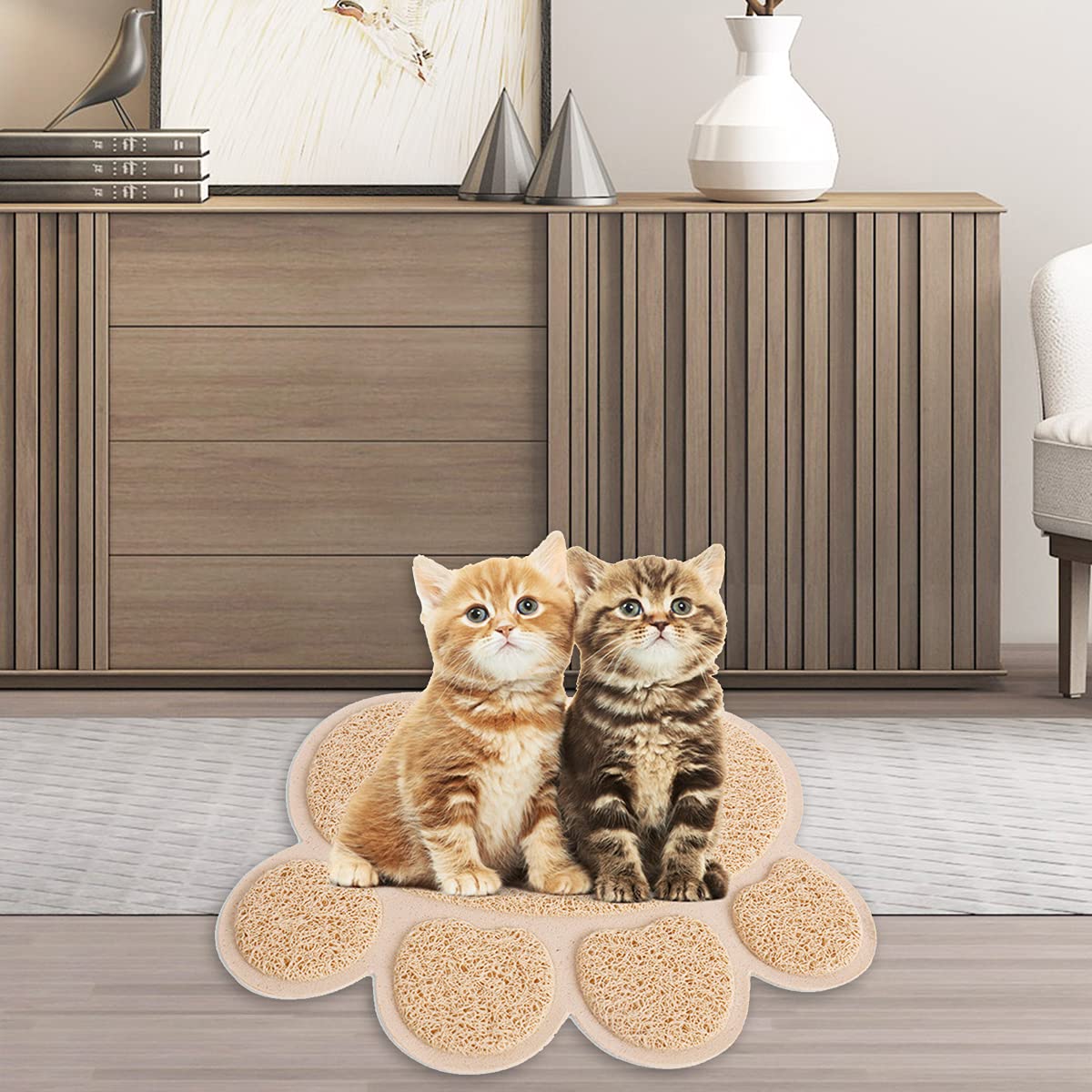 Hunde-Krallen Futtermatte – Saugfähige, Wasserdichte Matte 30,5 X 50,8 Cm Für Futter & Wasser