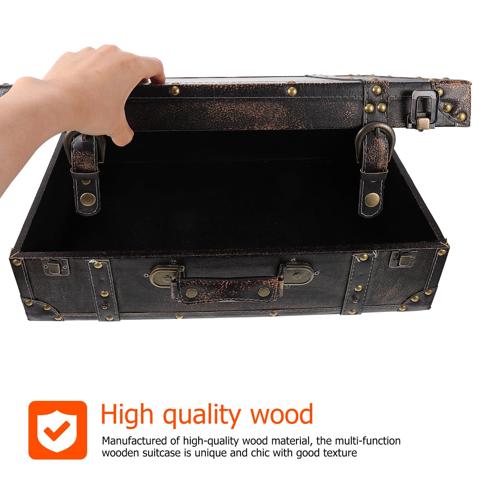 TIDTALEO Boîte de Rangement Élégante Valise Grosse Capacité et Facile à Transporter pour Organiser et Décorer Votre Intérieur