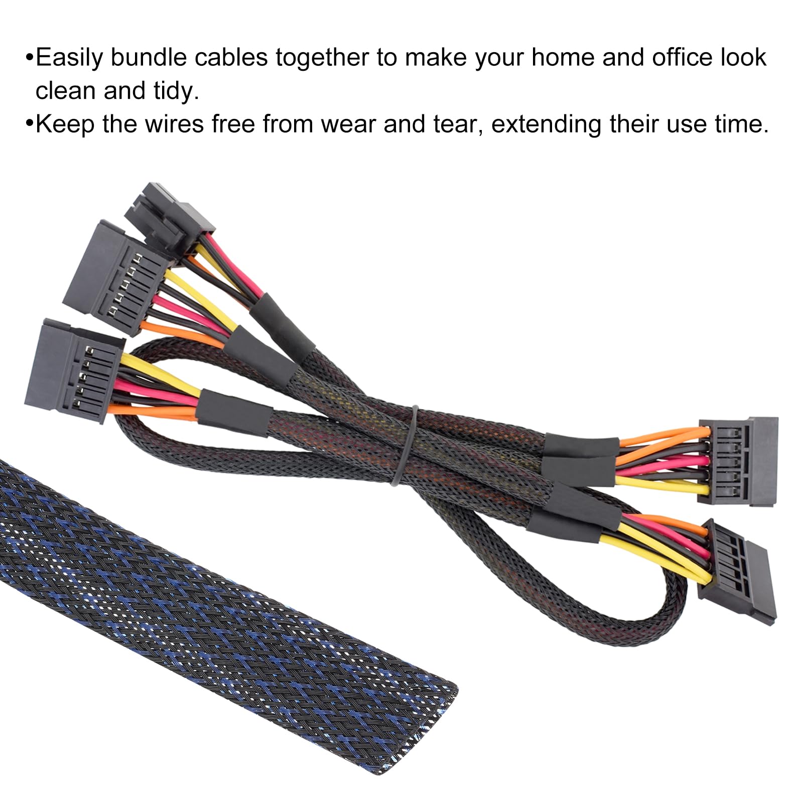 Rebower 100ft PET Expandable Wire Loom 1 Inch - Image 4