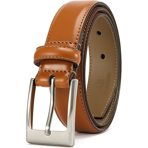 CHAOREN Boys Belt - 1 1/8" Leather Kids Belt for Dress - Perfect Companion to Youth Formal Outfit