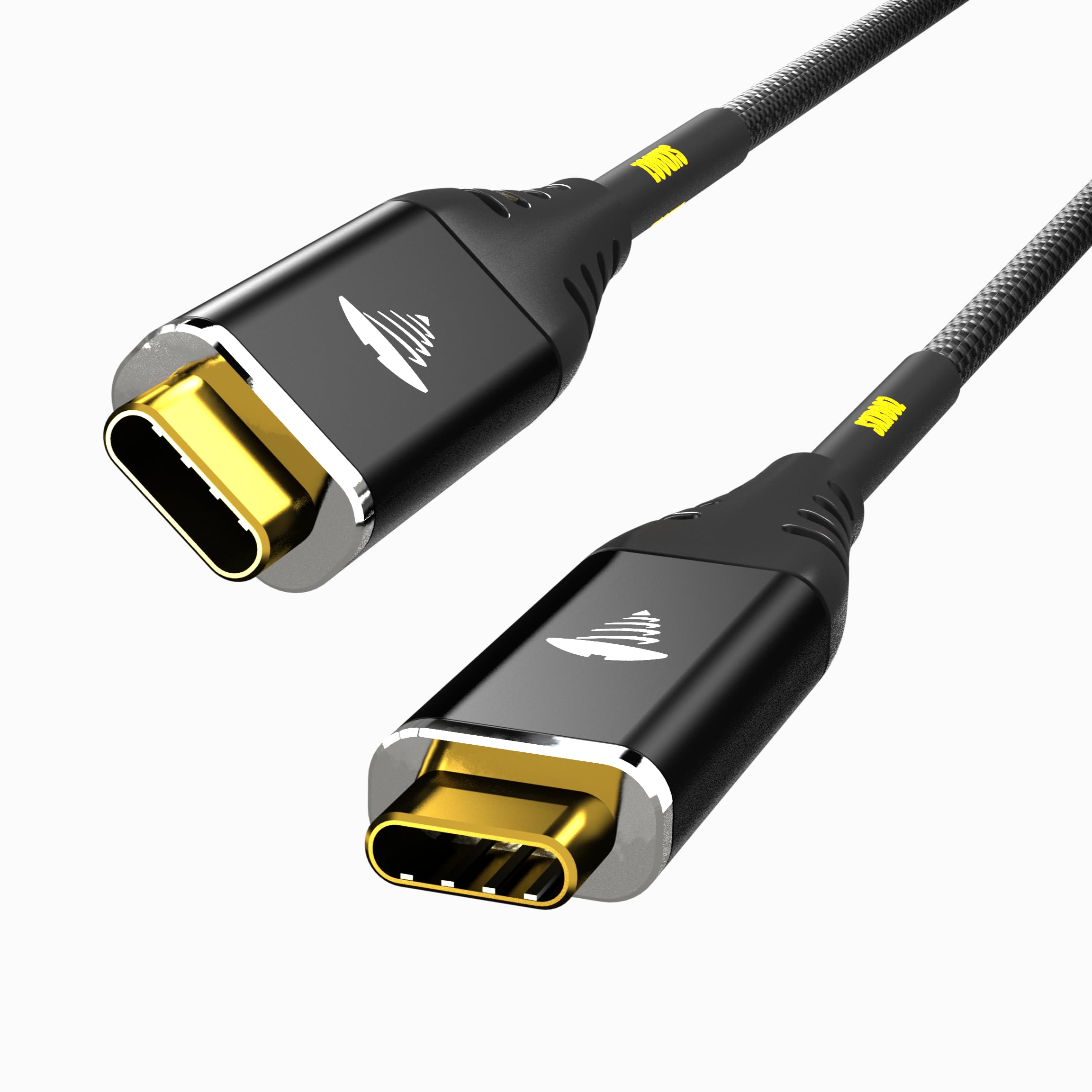 - 240W USB-C to USBC Cable (3.3ft) – USB4.0 - 40Gbps – Thunderbolt 3 & 4 Compatible Type C Fast Charger Cord for iPhone 16/15/17, MacBook Pro, iPad, Galaxy S24 – 8K Video Support & Kevlar Braided Design