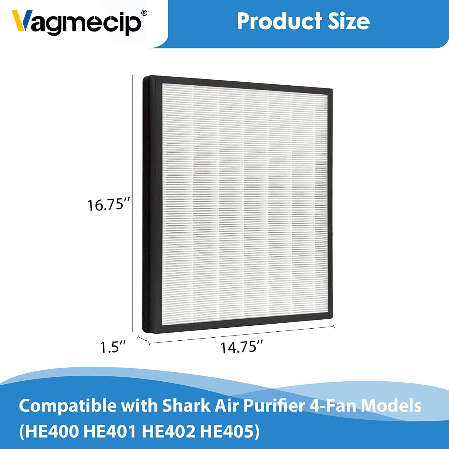 3 Pack Compatible with Shark 4 HE401 HE402 HE405 Italy