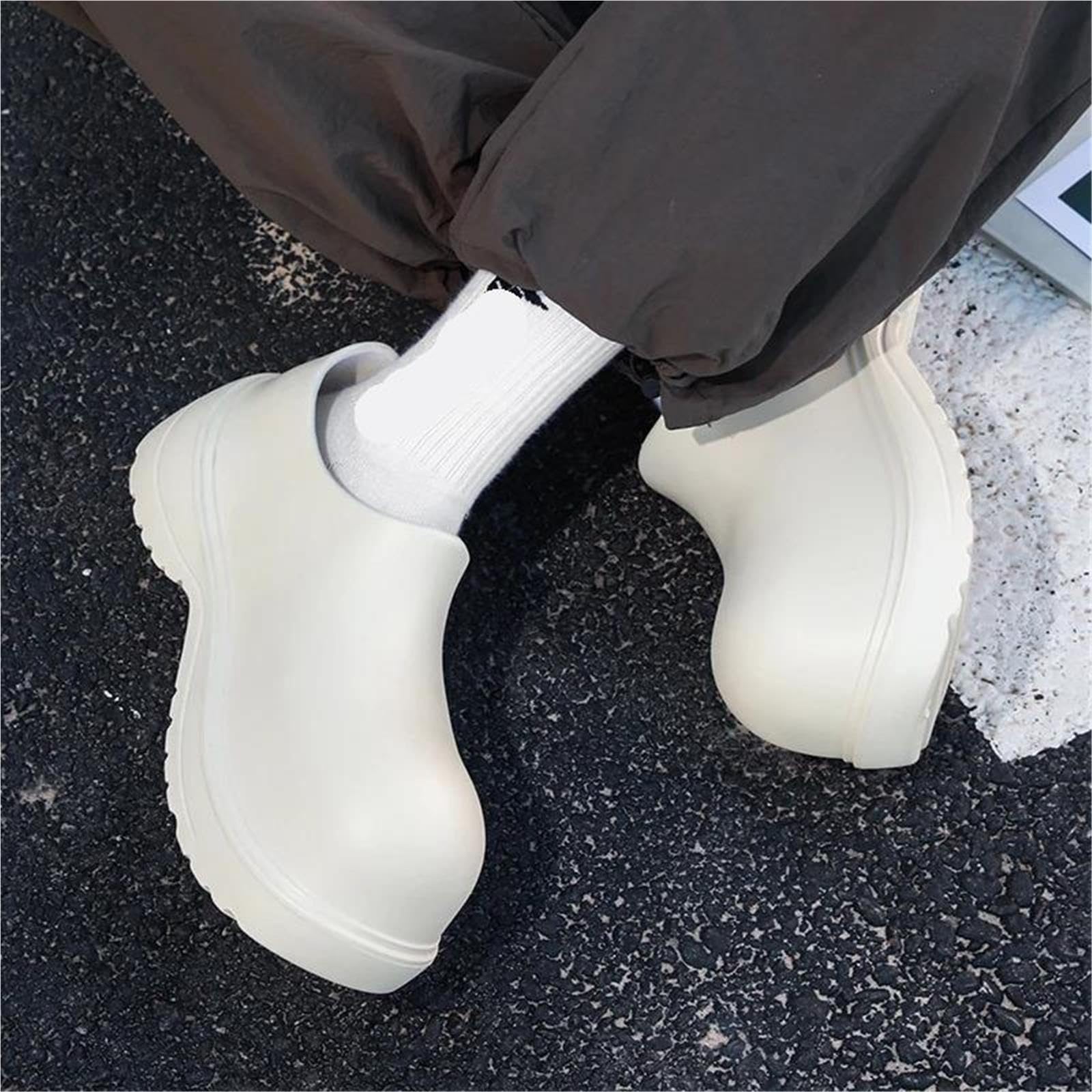 Zuecos De Chef EVA con Plataforma De Suela Gruesa Sin Cordones