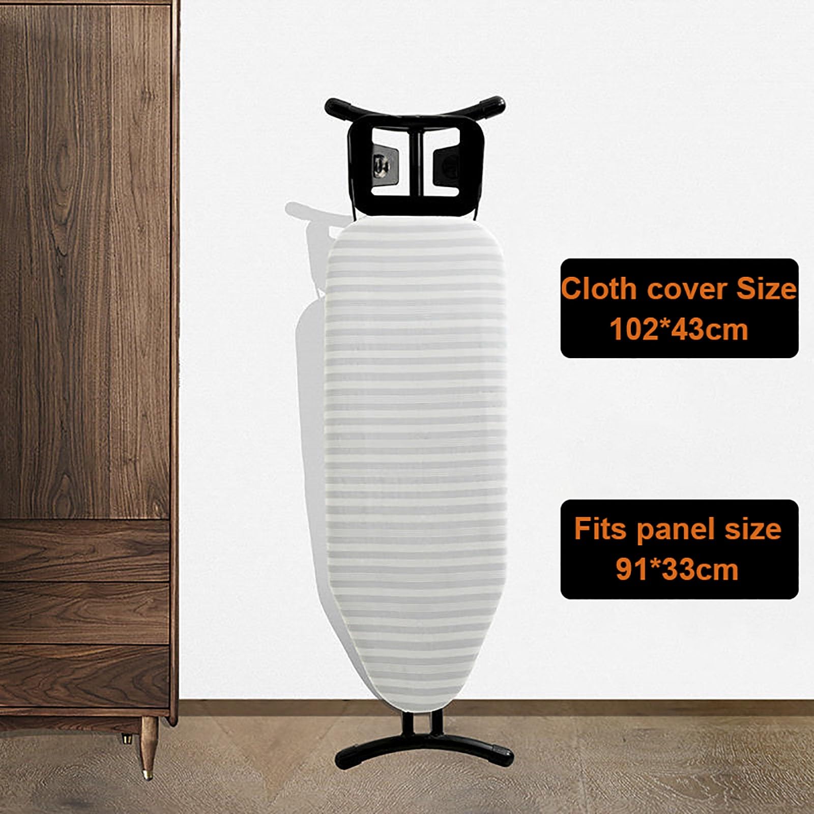 Cotone copriasse da Stiro，Facile da Mettere in Posizione e Resistente alle ustioni Copri ASSE da Stiro，Vari Stili Disponibili，Adatto per Ferri da Stiro a Vapore (Size : Style 1)