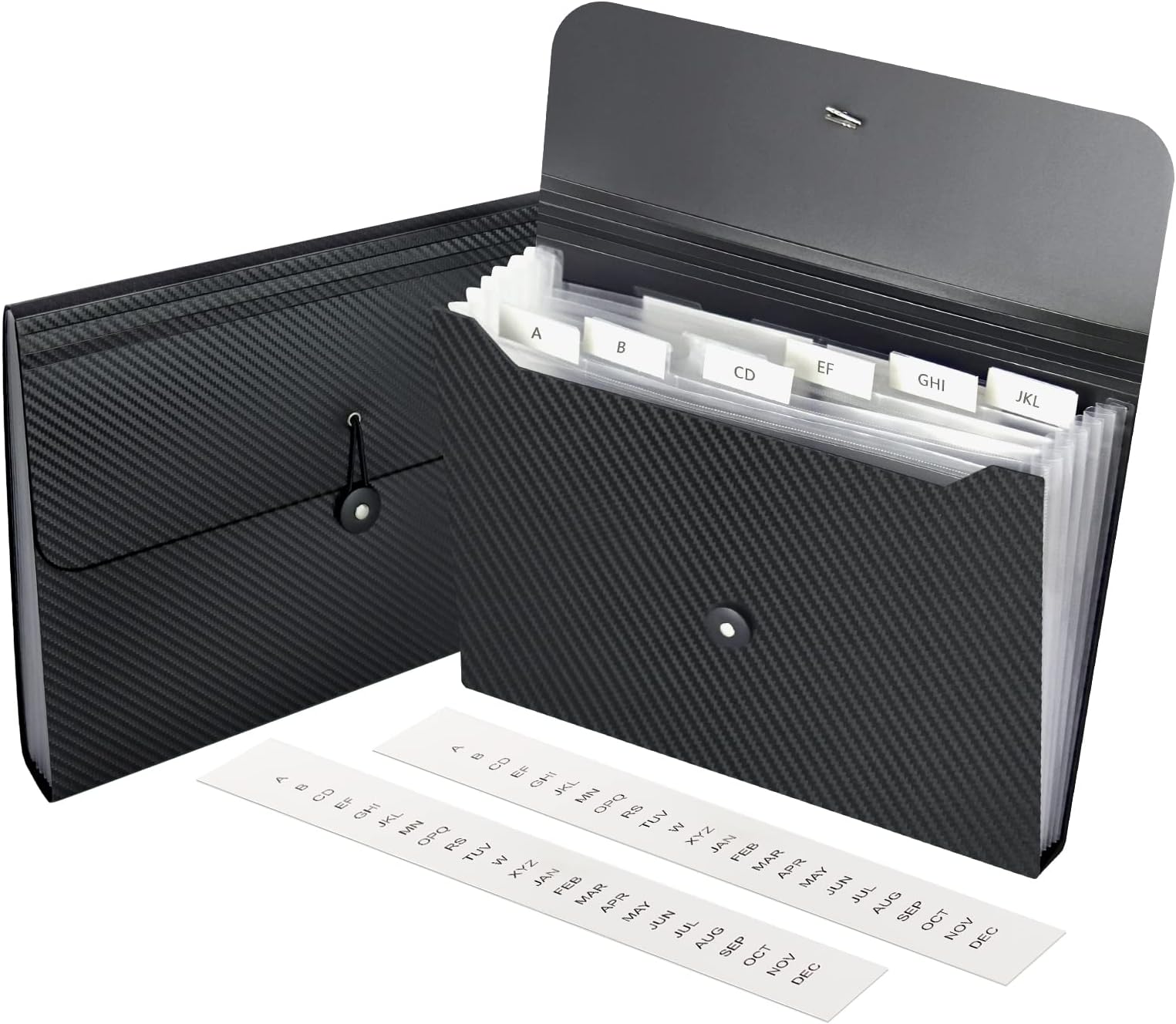4 Pack Expanding File Folder Organizer - 12 Pocket Accordion Folder, A4 Letter Size, Waterproof - View #13