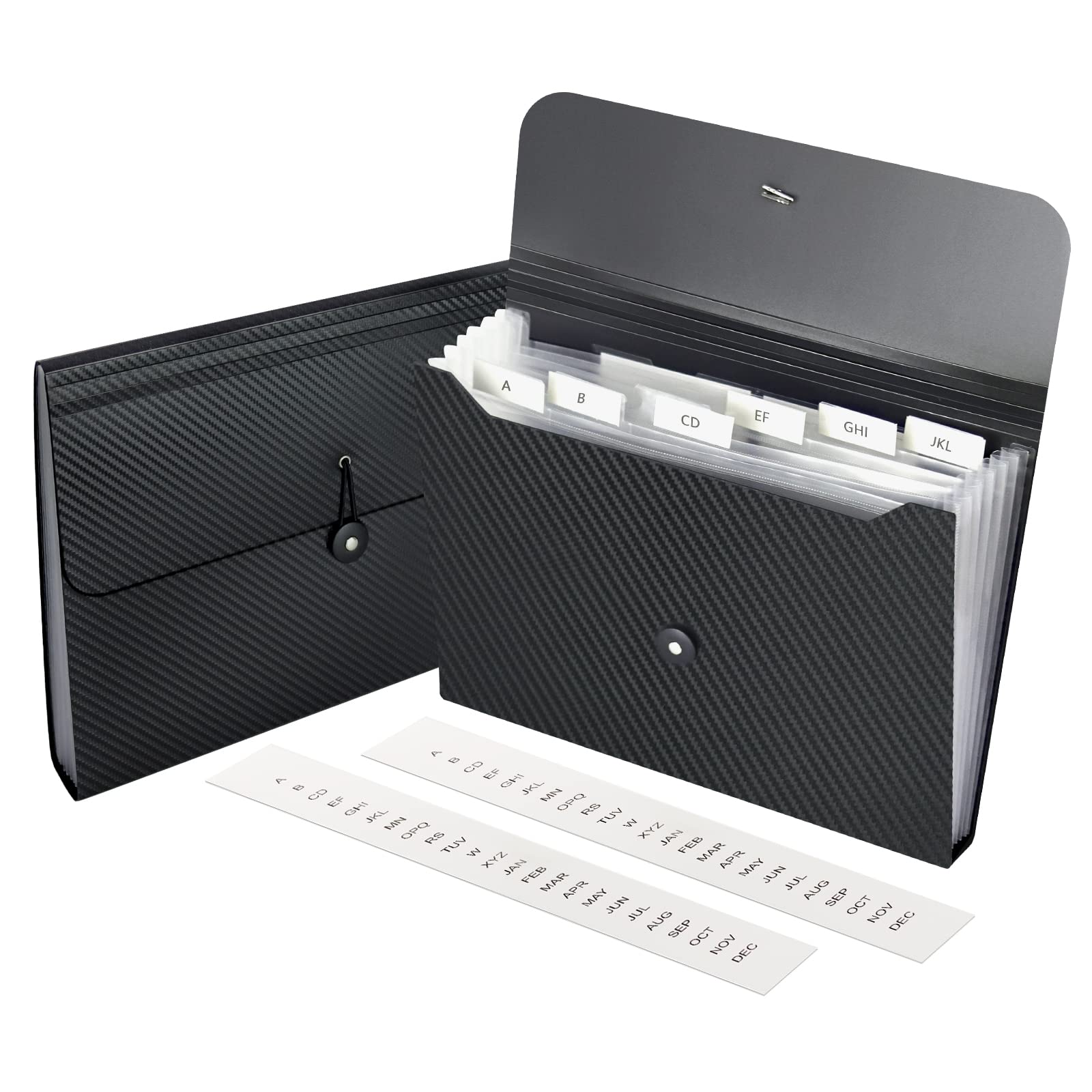 Buy 7 Pocket Expanding File Folder with Tab Inserts, Accordian File