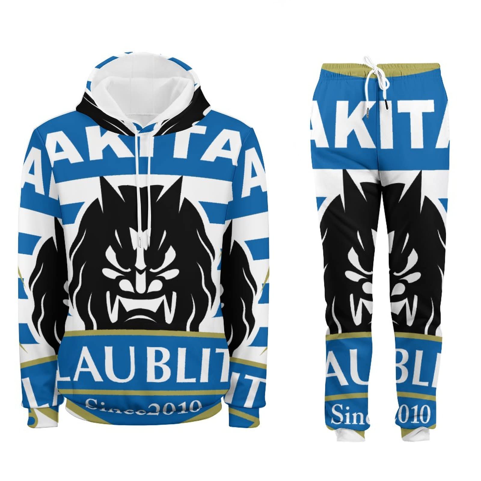 ブラウブリッツ秋田　練習用ジャージ上下セット Amazon.co.jp: ブラウブリッツ秋田 パーカー メンズ 上下セット 長袖