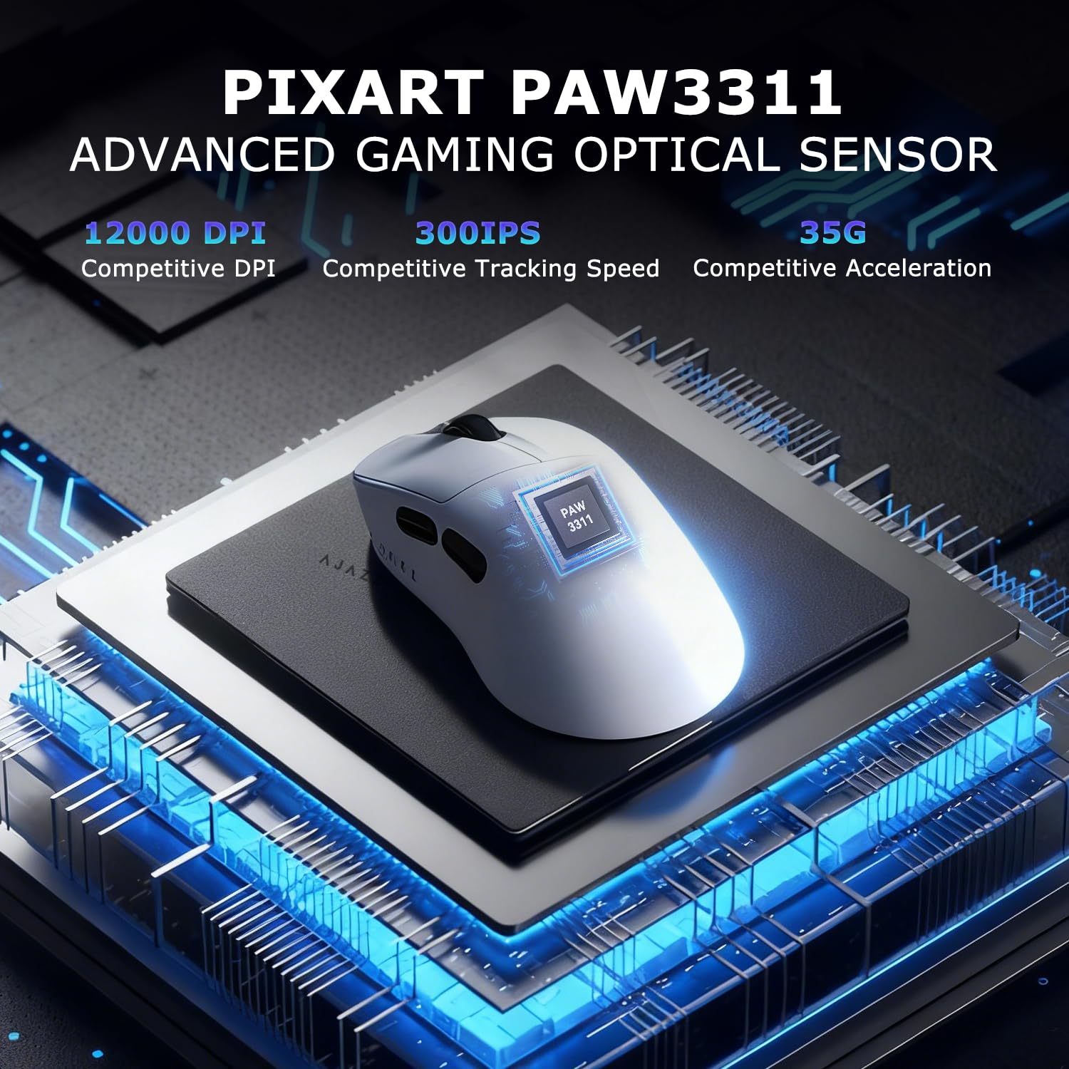 FIRSTBLOOD ONLY GAME. Mouse para jogos AJ179 V2 sem fio/Bluetooth