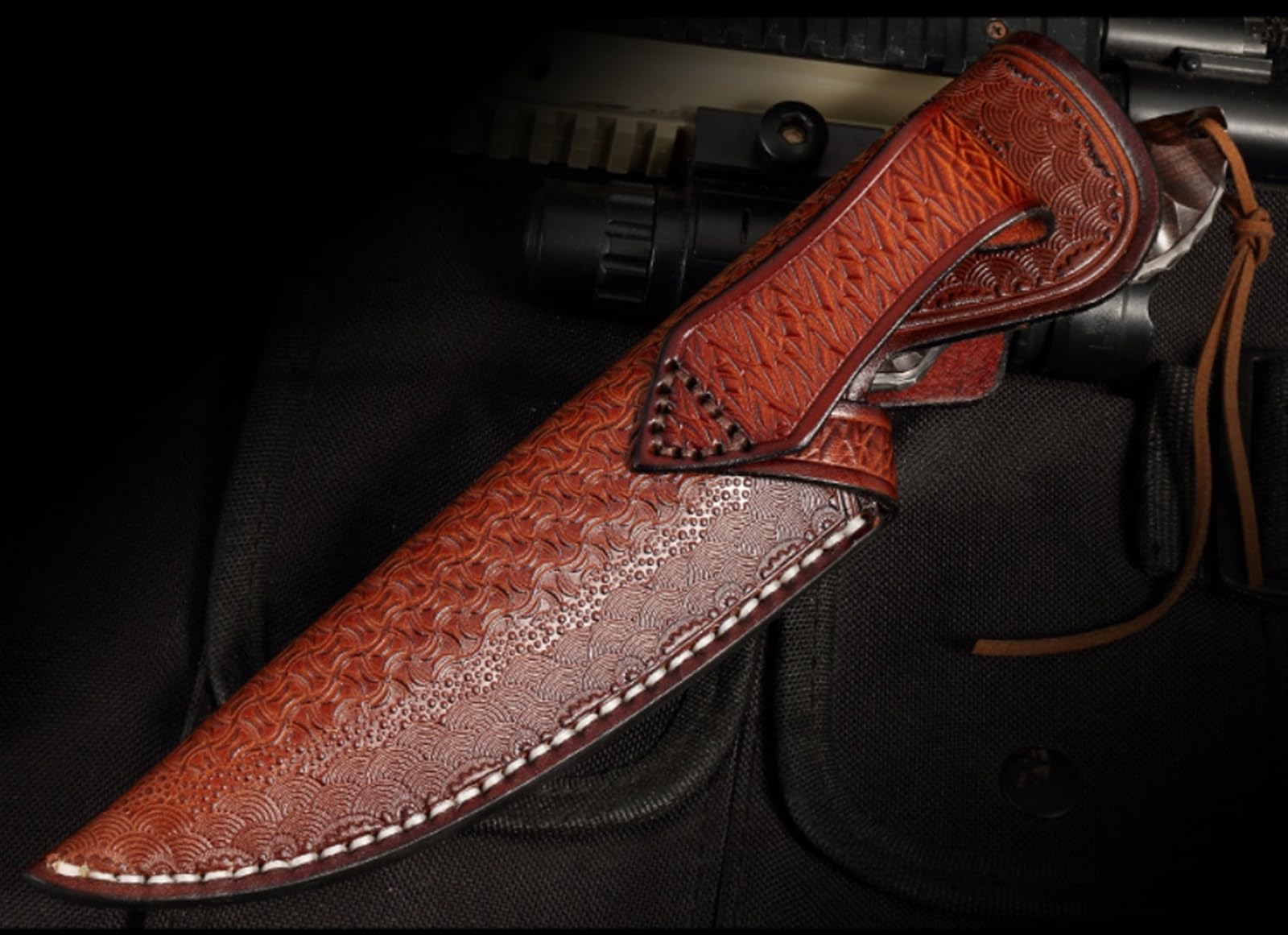 Handmade Damaskus Jagdmesser Messer OutdoorKnife Multifunktional Knochenabbau Jagdmesser aus einem Stück handgeschmiedetes Outdoormesser