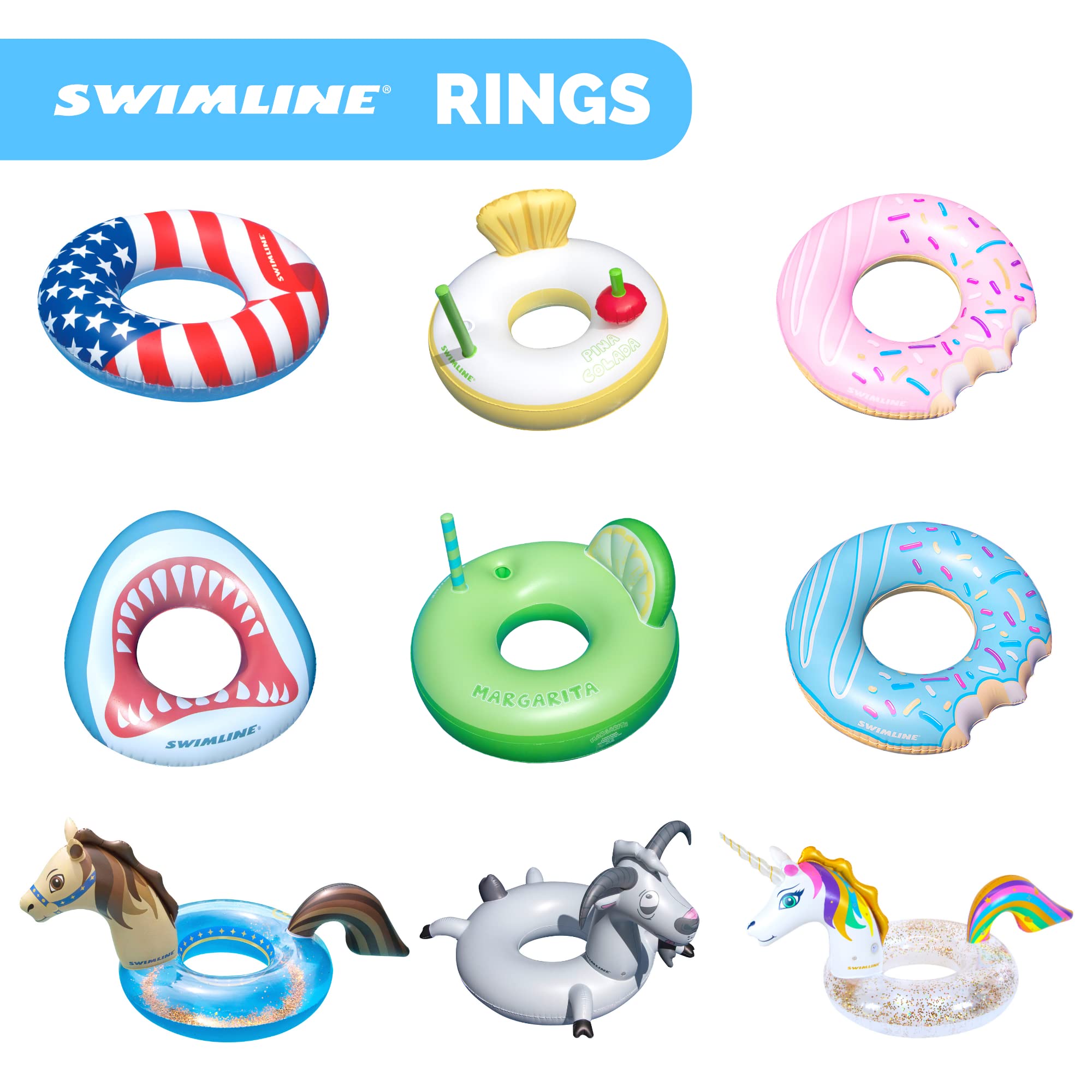 Amazon.com: SWIMLINE Original 90559 Spiral Tie Dye Ring Pool