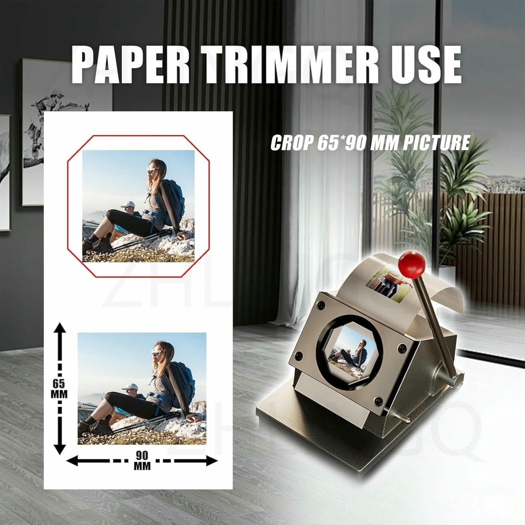 Macchina per Fare Imanes, Ultra HD 65 * 90 Mm / 2,6 * 3,5 Pollici, con 1000 Giochi di Consumabili, Ideale per Decorare Il Frigorifero con Imanes, Maker + Knife + (Cartone + Magnete) * 1000